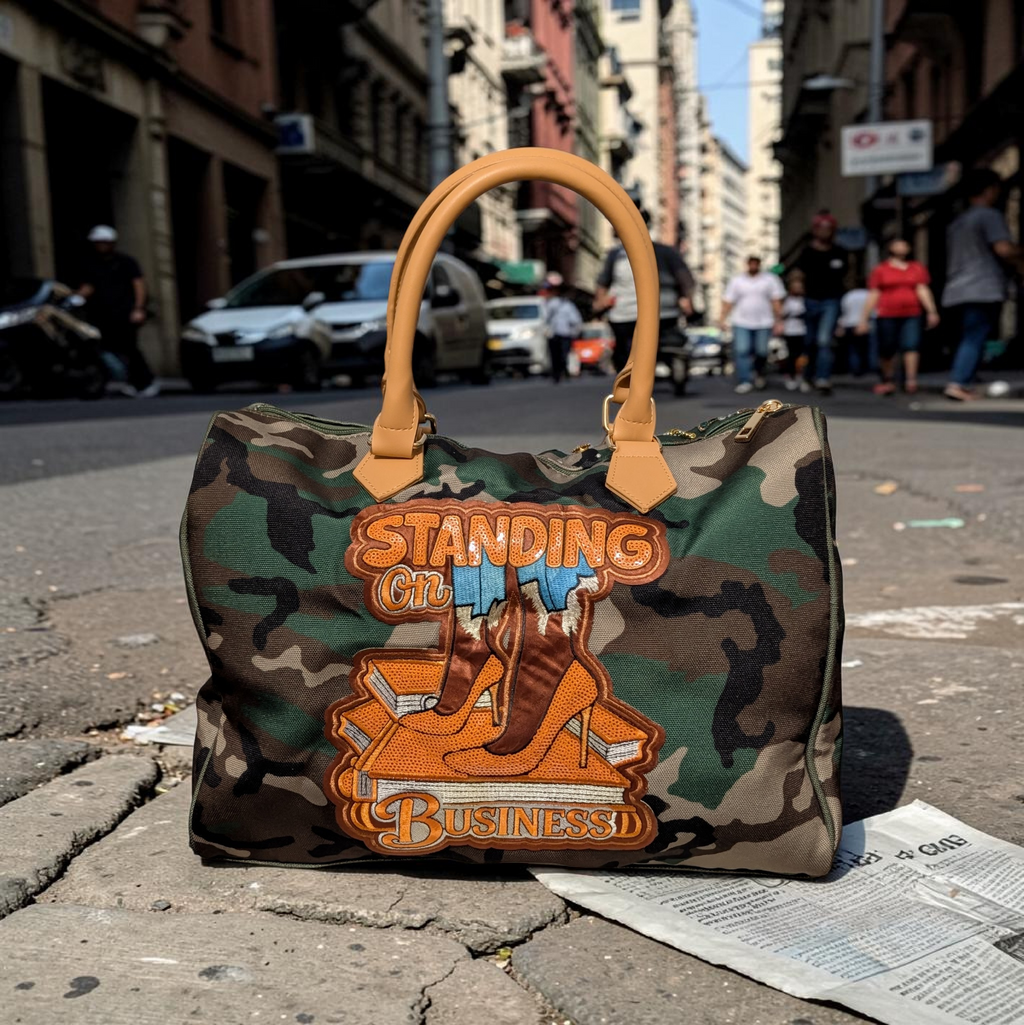 Orange Standing on Business